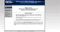 Desktop Screenshot of gmacpmisettlement.com